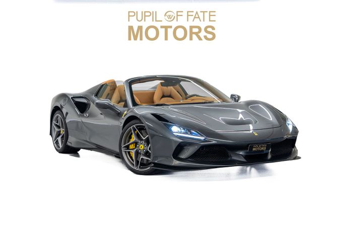Used Ferrari F8 Spider, 3.9 l, 2021 in Dubai by PUPIL OF FATE MOTORS, Grey color. European Specs | AUTO.AE