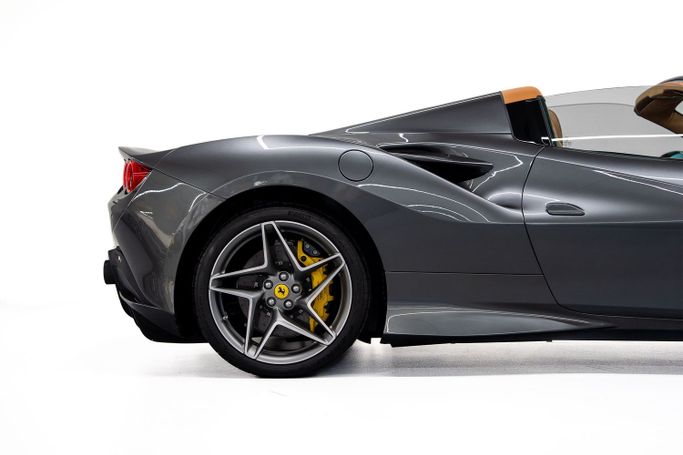 Used Ferrari F8 Spider, 3.9 l, 2021 in Dubai by PUPIL OF FATE MOTORS, Grey color. European Specs | AUTO.AE