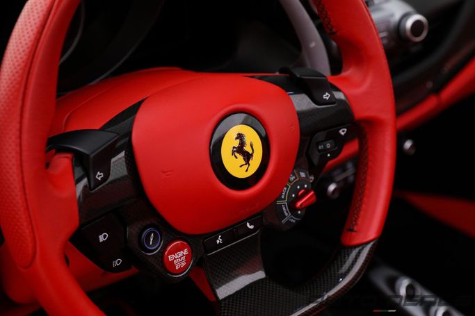Used Ferrari F8 Tributo, 3.9 l, 2022 in Dubai by AUTO DEALS, Red color. European Specs | AUTO.AE