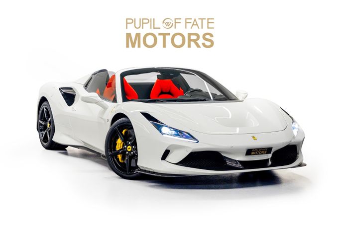 Used Ferrari F8 Spider F142MFL, 3.9 l, 2021 in UAE, Dubai by PUPIL OF FATE MOTORS, White color. Other | AUTO.AE | Listing #282314