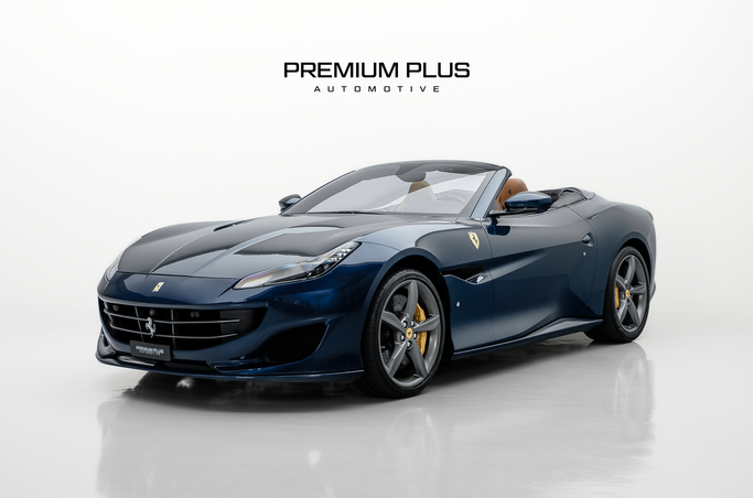 Used Ferrari Portofino I, 3.9 l, 2019 in Dubai by Premium Plus Automotive, Navy Blue color. GCC Specs | AUTO.AE | Listing #266053
