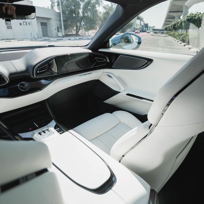 Ferrari Purosangue, 2024 sport suv 5 dr. for rent in Dubai by DEIZ, light blue color | AUTO.AE
