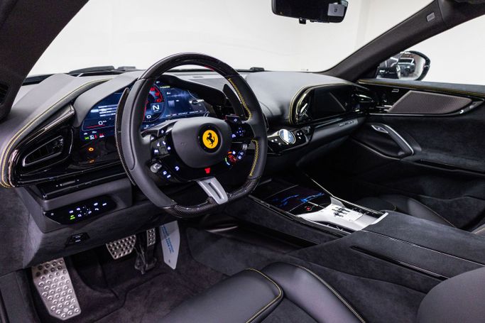 New Ferrari Purosangue, 6.5 l, 2025 in Dubai by PUPIL OF FATE MOTORS, Black color. GCC Specs | AUTO.AE