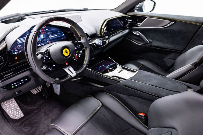 New Ferrari Purosangue, 6.5 l, 2025 in Dubai by PUPIL OF FATE MOTORS, Black color. GCC Specs | AUTO.AE