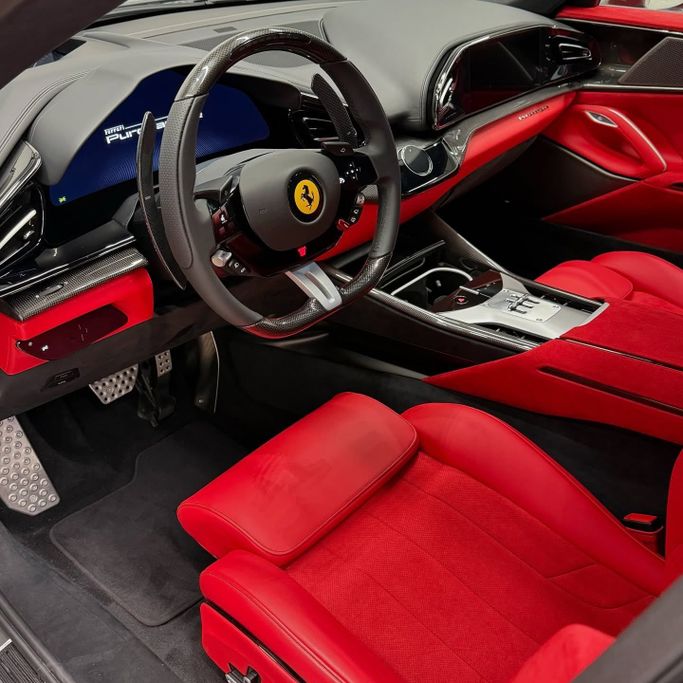 New Ferrari Purosangue, 6.5 l, 2025 in Dubai by AAA Motors, Grey color. European Specs | AUTO.AE