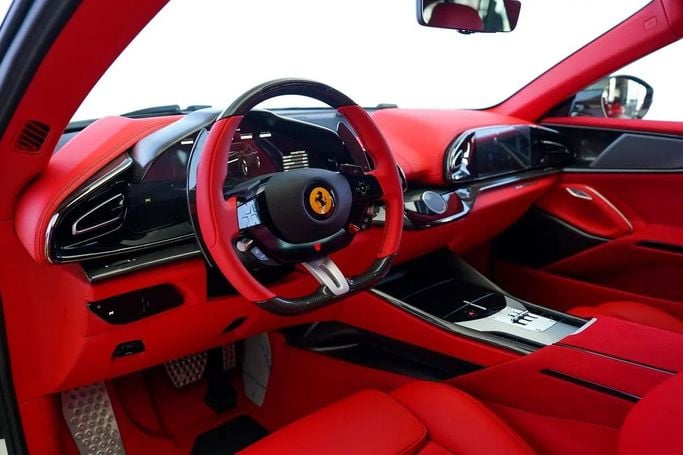 Новый Ferrari Purosangue, 6.5 л, 2025 в Дубае от Exotic Cars Белый цвет. GCC | AUTO.AE