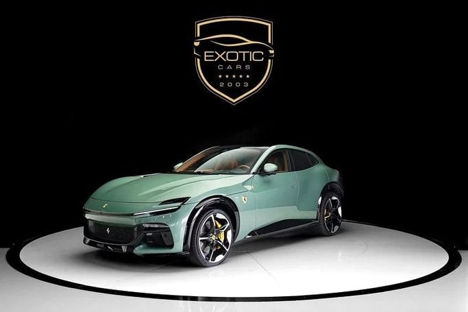 Новый Ferrari Purosangue, 6.5 л, 2025 в Дубае от Exotic Cars Зеленый цвет. Other | AUTO.AE