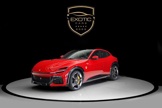 Used Ferrari Purosangue, 6.5 l, 2024 in Dubai by Exotic Cars, Red color. Other | AUTO.AE