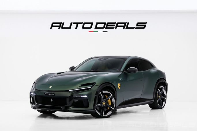 Подержанный Ferrari Purosangue, 6.5 л, 2024 в Дубае от AUTO DEALS Зеленый цвет. Европейская | AUTO.AE