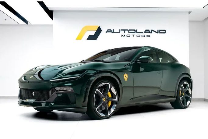 Подержанный Ferrari Purosangue, 6.5 л, 2024 в Дубае от Auto Land Motor Зеленый цвет. Европейская | AUTO.AE
