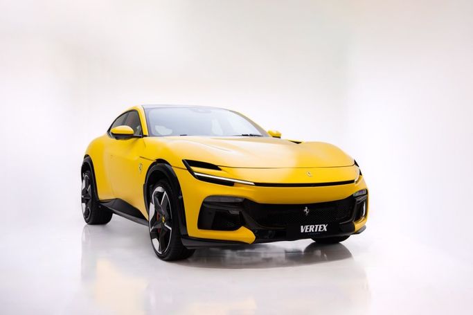 جديدة Ferrari Purosangue, 6.5 l, 2025 في في دبي من Vertex Motors، اللون أصفر. المواصفات الأوروبية | AUTO.AE