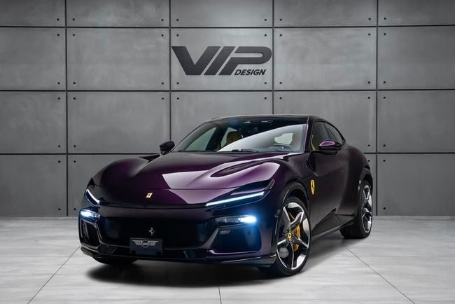 مستعملة ⁦Ferrari Purosangue، 6.5 l، 2025⁩ في في الإمارات, دبي من VIP Design، اللون أرجواني. المواصفات اليابانية | AUTO.AE | إعلان #287960