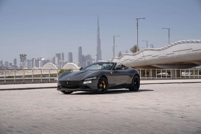 Ferrari Roma, 2024 кабриолет spider спорт класса в Дубае от LeveL Up Car Rental  серый цвет | AUTO.AE | Объявление #1732