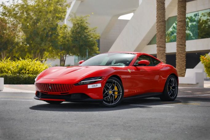 Ferrari Roma, 2024 купе спорт класса в Дубае от LeveL Up Car Rental  красный цвет | AUTO.AE | Объявление #1780