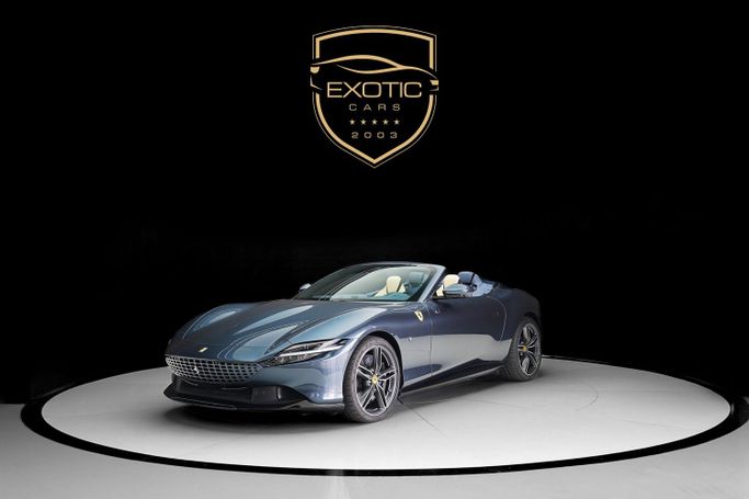 Used Ferrari Roma, 3.9 l, 2024 in Dubai by Exotic Cars, Blue color. Other | AUTO.AE