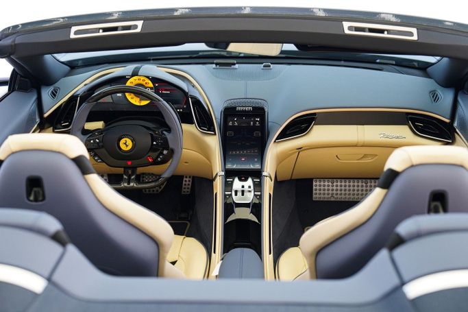 Used Ferrari Roma, 3.9 l, 2024 in Dubai by Exotic Cars, Blue color. Other | AUTO.AE