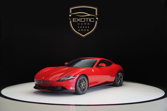 Used Ferrari Roma, 3.9 l, 2023 in Dubai by Exotic Cars, Red color. Other | AUTO.AE