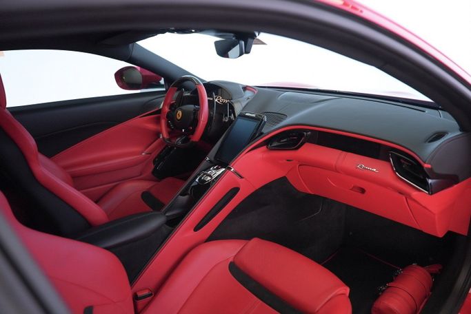 Used Ferrari Roma, 3.9 l, 2023 in Dubai by Exotic Cars, Red color. Other | AUTO.AE