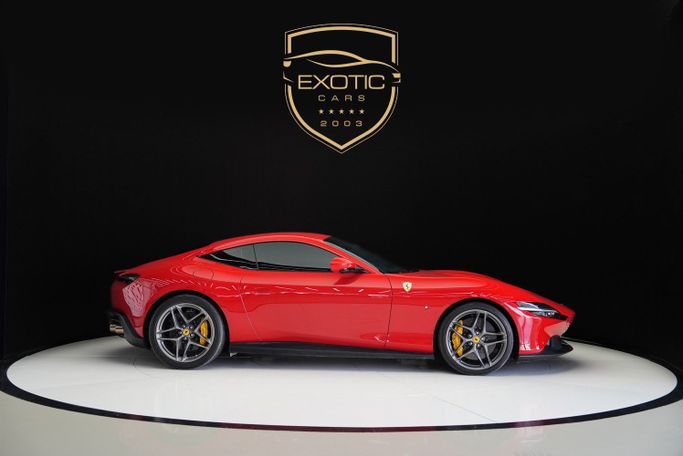 Used Ferrari Roma, 3.9 l, 2023 in Dubai by Exotic Cars, Red color. Other | AUTO.AE
