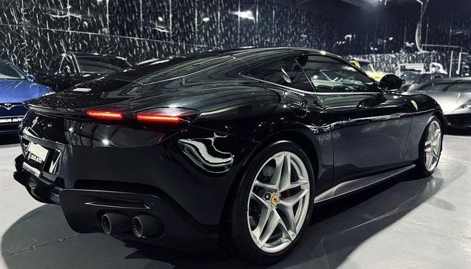 Used Ferrari Roma, 3.9 l, 2023 in Dubai by Zeus Motors, Black color. GCC Specs | AUTO.AE
