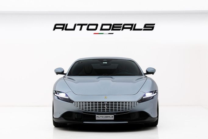 Подержанный Ferrari Roma, 3.9 л, 2022 в Дубае от AUTO DEALS Синий цвет. GCC | AUTO.AE