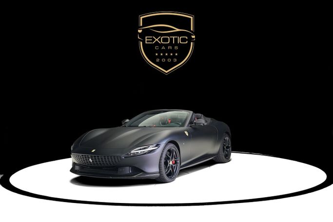 جديدة Ferrari Roma, 3.9 l, 2026 في في الإمارات, دبي من Exotic Cars، اللون أسود. مواصفات الخليج | AUTO.AE | إعلان #273885