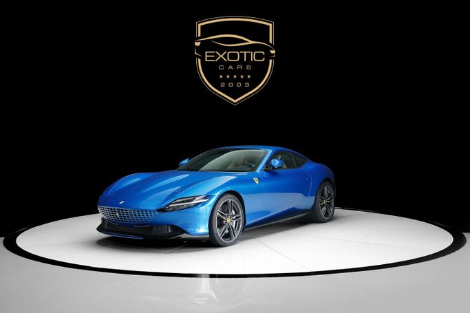 Подержанный Ferrari Roma, 3.9 л, 2022 в ОАЭ, Дубай от Exotic Cars Синий цвет. Other | AUTO.AE | Объявление #273888