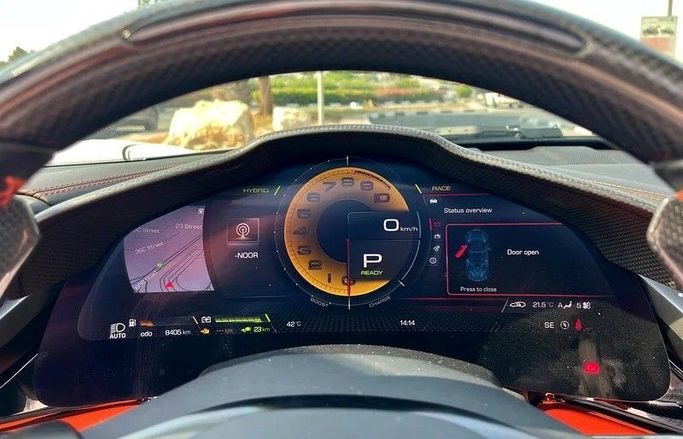 Used Ferrari SF90 Stradale I, 4.0 l, 2023 in Dubai by 66 Motors, White color. GCC Specs | AUTO.AE