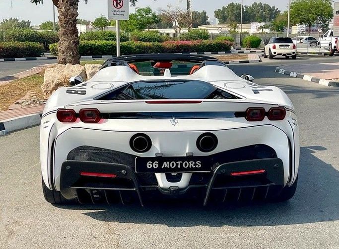 Used Ferrari SF90 Stradale I, 4.0 l, 2023 in Dubai by 66 Motors, White color. GCC Specs | AUTO.AE