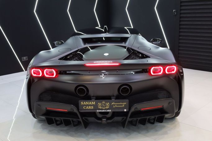 Used Ferrari SF90 Stradale I, 4.0 l, 2022 in Dubai by Sanam Cars, Black color. GCC Specs | AUTO.AE