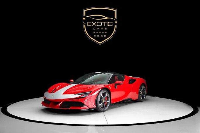 Подержанный Ferrari SF90 Stradale Stradale Xx I, 4.0 л, 2021 в Дубае от Exotic Cars Красный цвет. GCC | AUTO.AE
