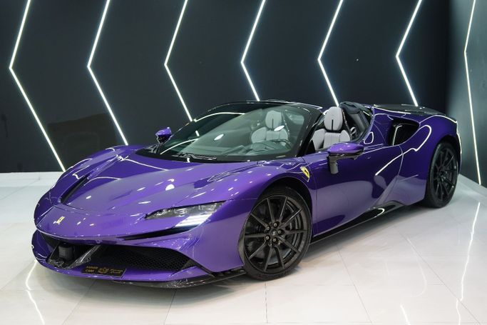 جديدة Ferrari SF90 Stradale Spider I, 4.0 l, 2024 في في دبي من Sanam Cars، اللون أرجواني. المواصفات الأوروبية | AUTO.AE | إعلان #256759