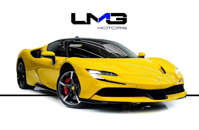 مستعملة Ferrari SF90 Stradale I, 4.0 l, 2022 في في دبي من LMG Motors، اللون أصفر. المواصفات اليابانية | AUTO.AE | إعلان #259817