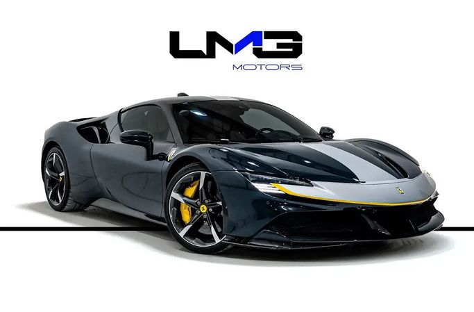 مستعملة Ferrari SF90 Stradale I, 4.0 l, 2023 في في دبي من LMG Motors، اللون أزرق داكن. المواصفات الأوروبية | AUTO.AE | إعلان #259819