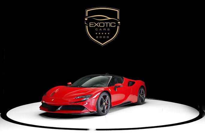 جديدة Ferrari SF90 Stradale Spider I, 4.0 l, 2022 في في الإمارات, دبي من Exotic Cars، اللون أحمر. مواصفات الخليج | AUTO.AE | إعلان #273891