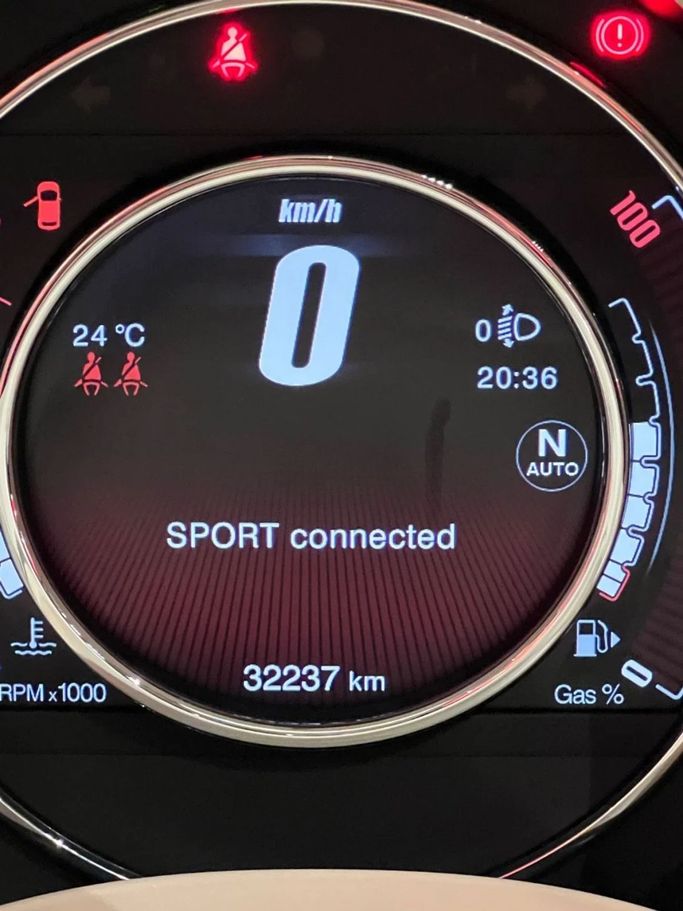 Used Fiat 500 II Facelift, 1.4 l, 2022 in Dubai by A Class Motors, Red color.  | AUTO.AE