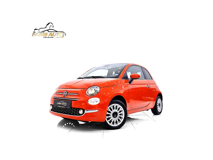 Подержанный Fiat 500 II Рестайлинг, 1.4 л, 2024 в Дубае от Al Faris Motors Оранжевый цвет. GCC | AUTO.AE