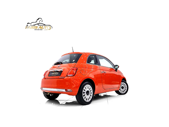 Подержанный Fiat 500 II Рестайлинг, 1.4 л, 2024 в Дубае от Al Faris Motors Оранжевый цвет. GCC | AUTO.AE