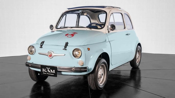 Подержанный Fiat 500 SS I, 0.6 л, 1968 в Дубае от KAM CAR VINTAGE Голубой цвет.  | AUTO.AE