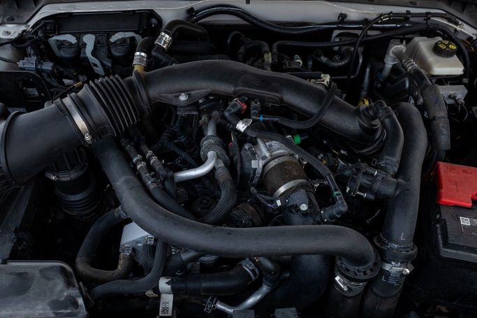 Used Ford Bronco VI, 3.0 l, 2023 in Dubai by Linda Cars, White color. GCC Specs | AUTO.AE