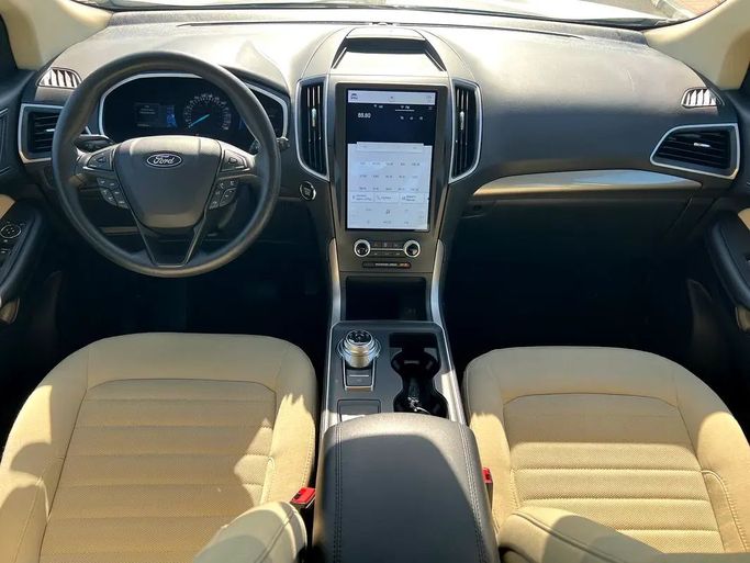 Used Ford Edge II Facelift, 2.0 l, 2021 in Dubai by First Choice Motors, Silver color. GCC Specs | AUTO.AE