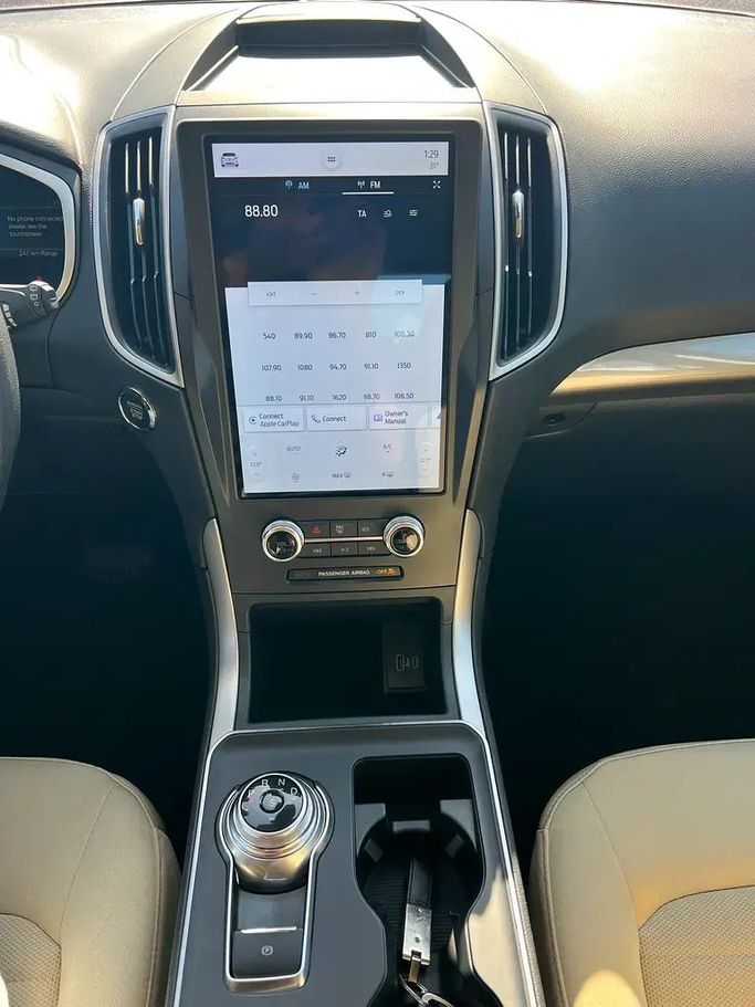 Used Ford Edge II Facelift, 2.0 l, 2021 in Dubai by First Choice Motors, Silver color. GCC Specs | AUTO.AE