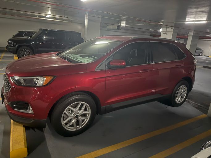 Подержанный Ford Edge II Рестайлинг, 2.0 л, 2023 в Дубае Красный цвет. GCC | AUTO.AE | Объявление #268272