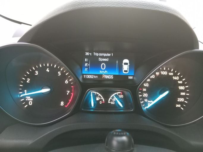 Used Ford Escape III Facelift, 2.5 l, 2019 in Dubai, White color. GCC Specs | AUTO.AE