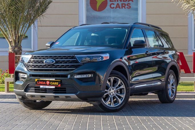 Подержанный Ford Explorer VI, 2.3 л, 2022 в Дубае от Linda Cars Зеленый цвет. GCC | AUTO.AE