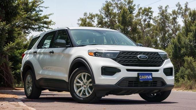 Used Ford Explorer VI Facelift (China Market), 2.3 l, 2022 in Dubai by Cariva Used Cars , White color. GCC Specs | AUTO.AE