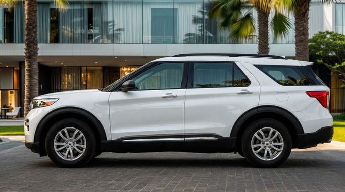 Used Ford Explorer VI Facelift (China Market), 2.3 l, 2022 in Dubai by Cariva Used Cars , White color. GCC Specs | AUTO.AE