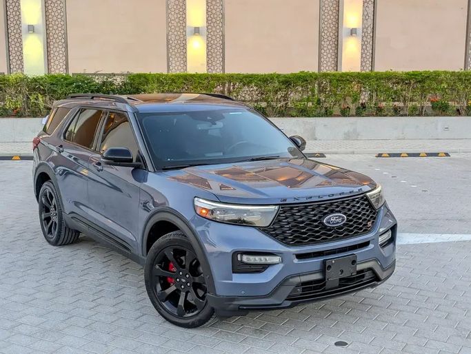 Подержанный Ford Explorer VI, 3.0 л, 2021 в Дубае от NEW ABU TAJ MOTORS Синий цвет. GCC | AUTO.AE