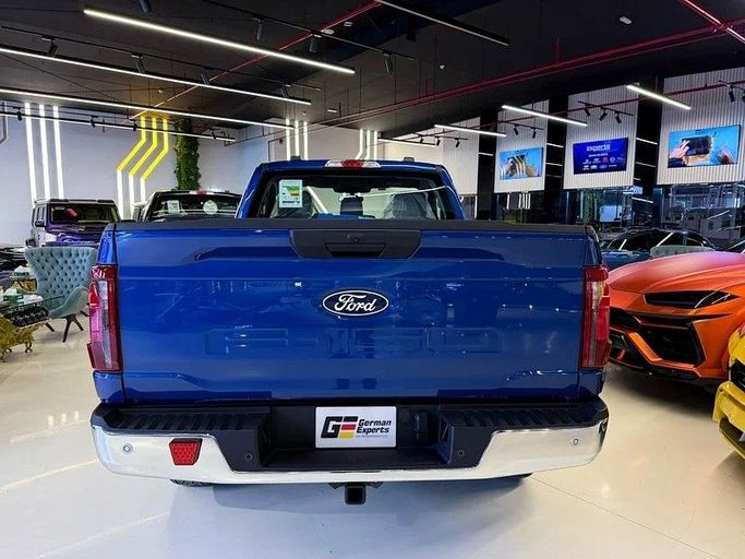 New Ford F-150 XIV Facelift, 5.0 l, 2025 in Dubai by GE Motors, Blue color. GCC Specs | AUTO.AE