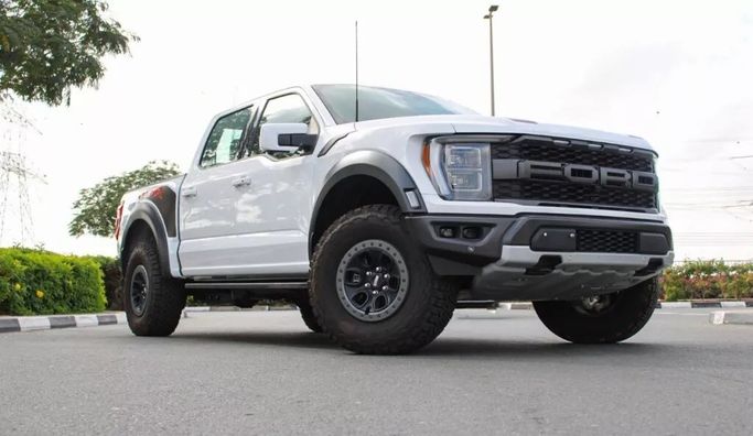 New Ford F-150 XIV, 3.5 l, 2022 in Dubai by Mizdawy Motors LLC, White color. GCC Specs | AUTO.AE